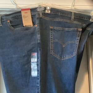 Levi's Men's Deep Blue‎ Straight Jeans